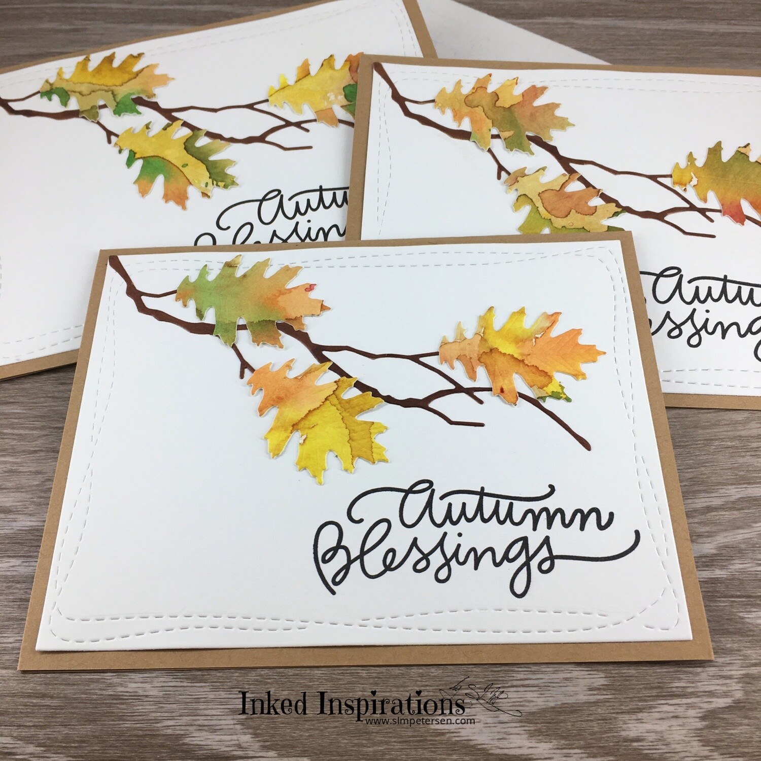 Autumn Blessings - Leaf Trio
