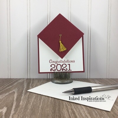 Congratulations - Maroon Graduation Cap Gold Tassel Congratulations - Maroon Graduation Cap Gold Tassel