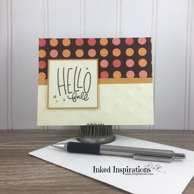 Hello Fall - Polka Dots Hello Fall - Polka Dots