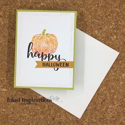 Happy Halloween - Onate Orange Pumpkin Happy Halloween - Onate Orange Pumpkin