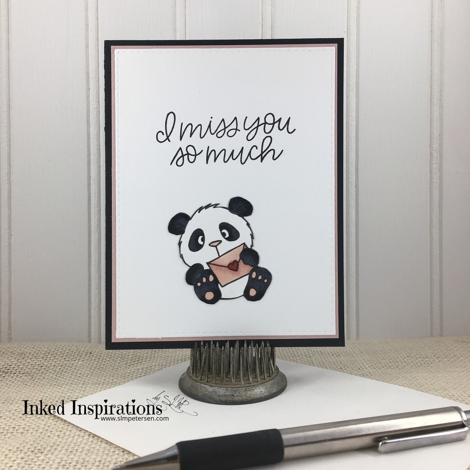 I Miss You So Much - Panda with Note