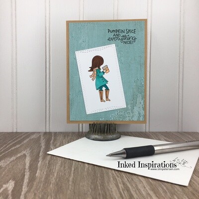 Pumpkin Spice & Everything Nice - Coffee Girl in Teal Pumpkin Spice & Everything Nice - Coffee Girl in Teal