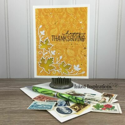 Happy Thanksgiving - Leaves Happy Thanksgiving - Leaves