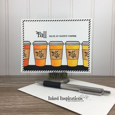 Fall You're My Favorite Pumpkin - Coffee Cups Gift Card Holder Fall You're My Favorite Pumpkin - Coffee Cups Gift Card Holder