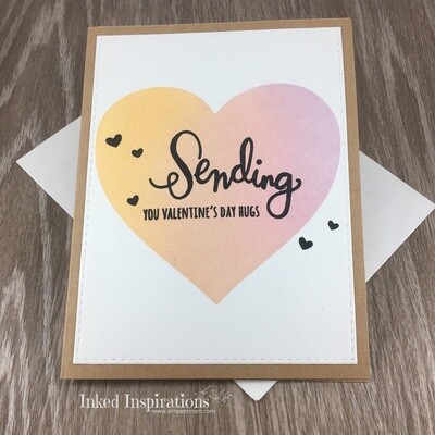 Sending Valentine's Day Hugs - Variegated Marigold to Lavender