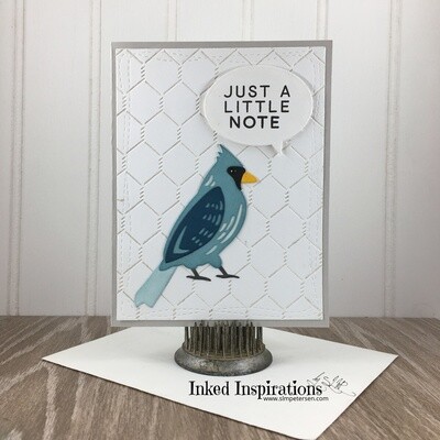 Just a Little Note - Blue Jay