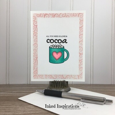 All You Need is Love & Cocoa - Teal Cup