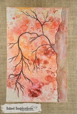 Bare Tree - Distress Ink & Graphite Bare Tree - Distress Ink & Graphite