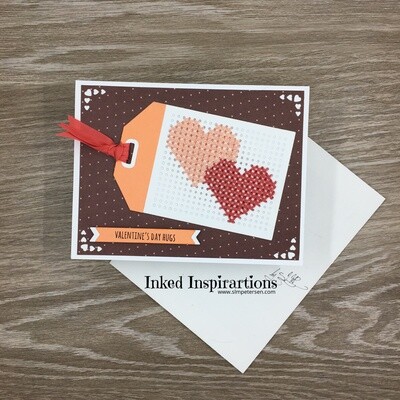 Valentine's Day Hugs - Double Stitched Hearts Valentine's Day Hugs - Double Stitched Hearts