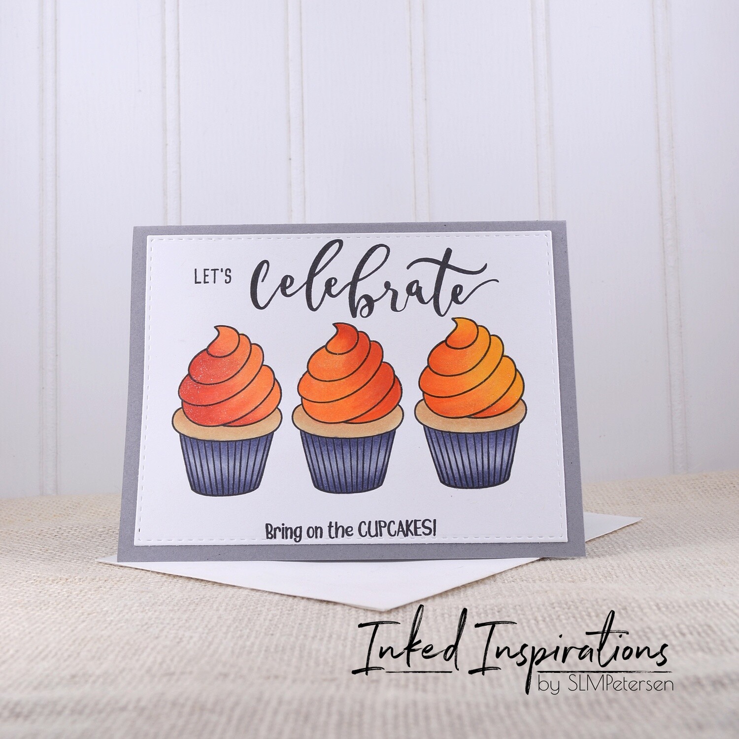 Let's Celebrate Bring on the Cupcakes - Orange Cupcakes