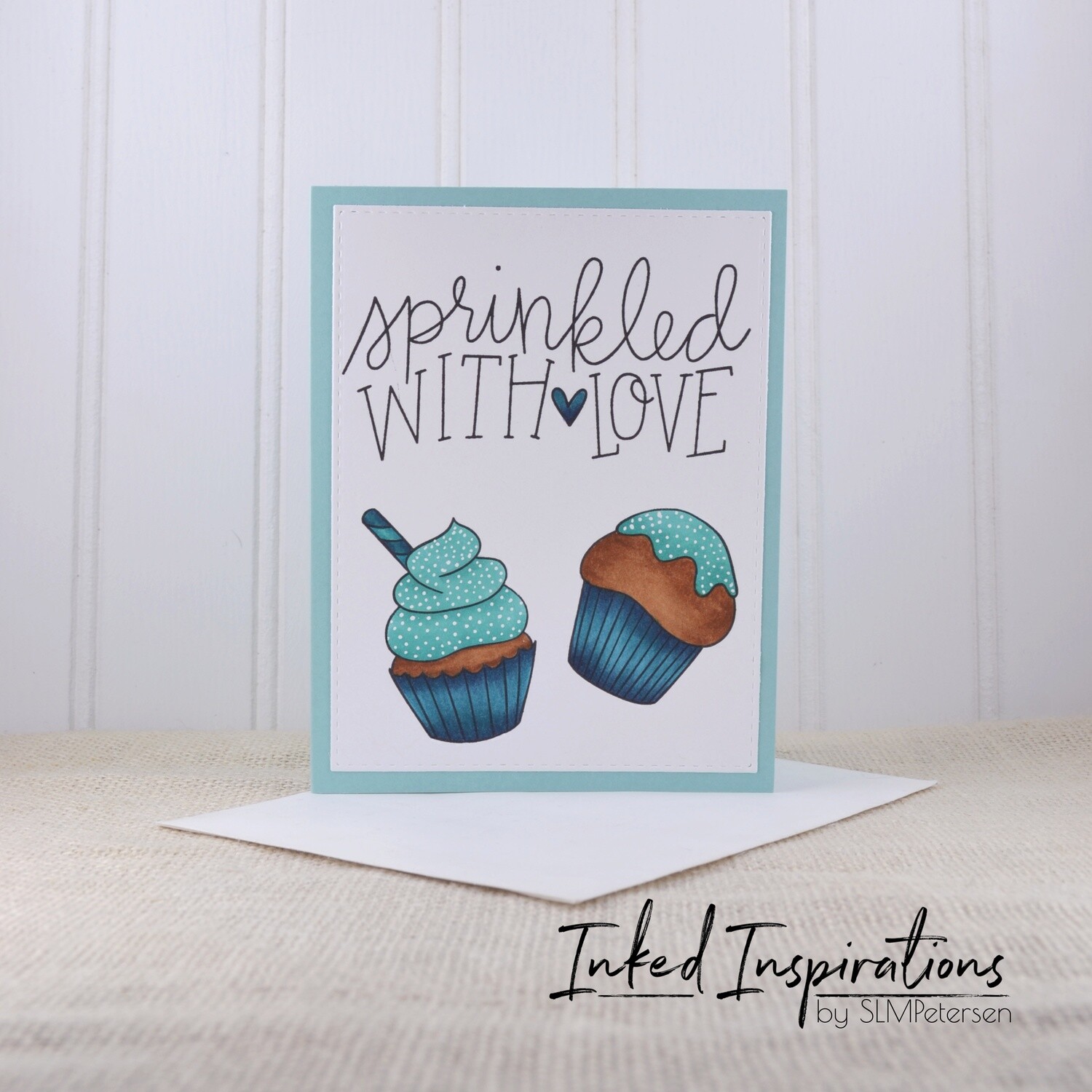 Sprinkled With Love - Teal Cupcakes