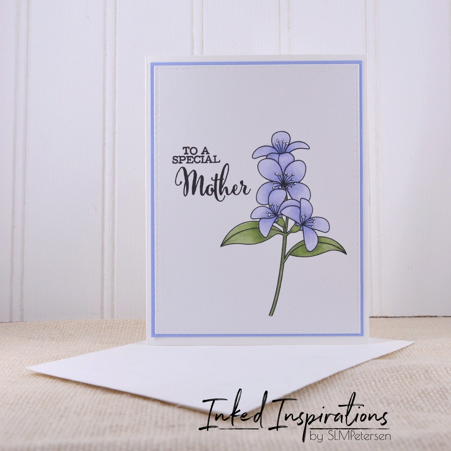 To a Special Mother - Blue Floral