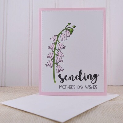 Sending Mother's Day Wishes - Pink Bell Flowers