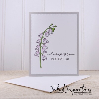 Happy Mother's Day - Lavender Bell Flowers Happy Mother's Day - Lavender Bell Flowers
