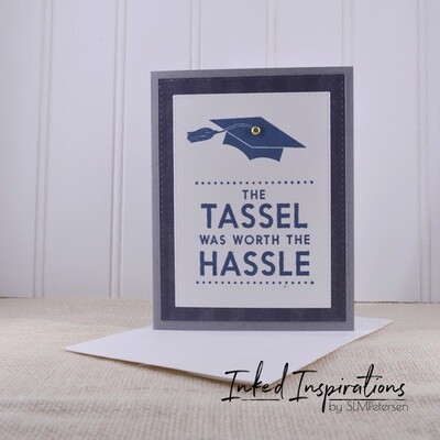 The Tassel was Worth the Hassle - Blue & Grey The Tassel was Worth the Hassle - Blue & Grey