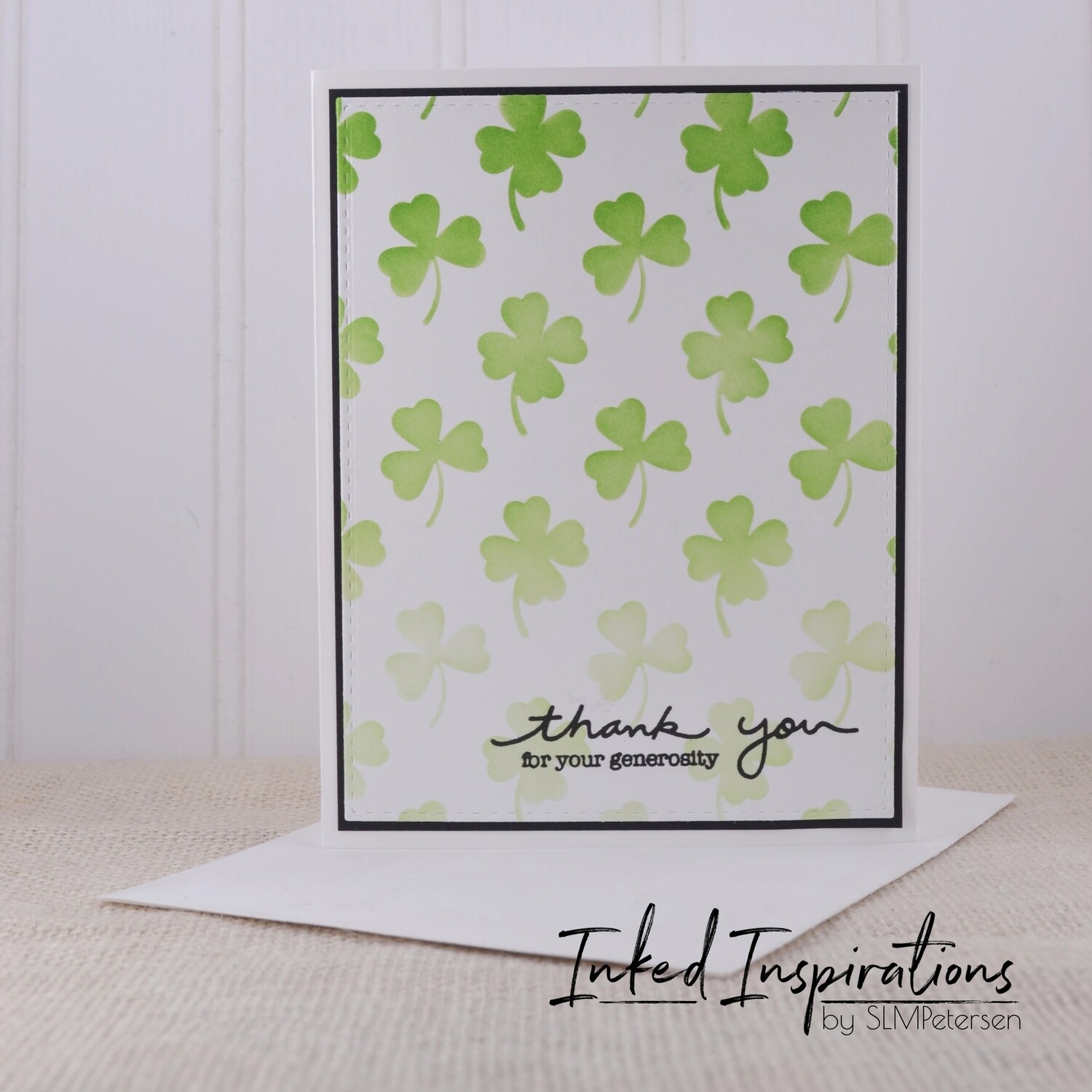 Thank You for Your Generosity - Ombre Clovers