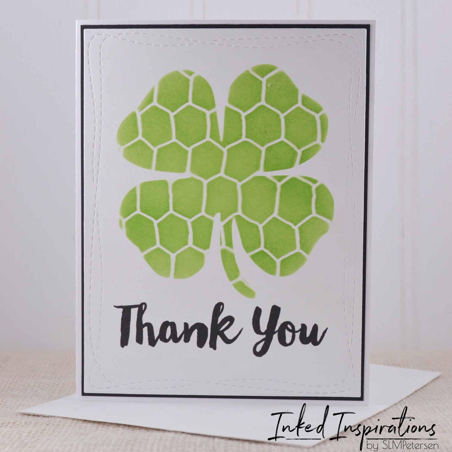 Thank You - Chicken Wire Large Clover