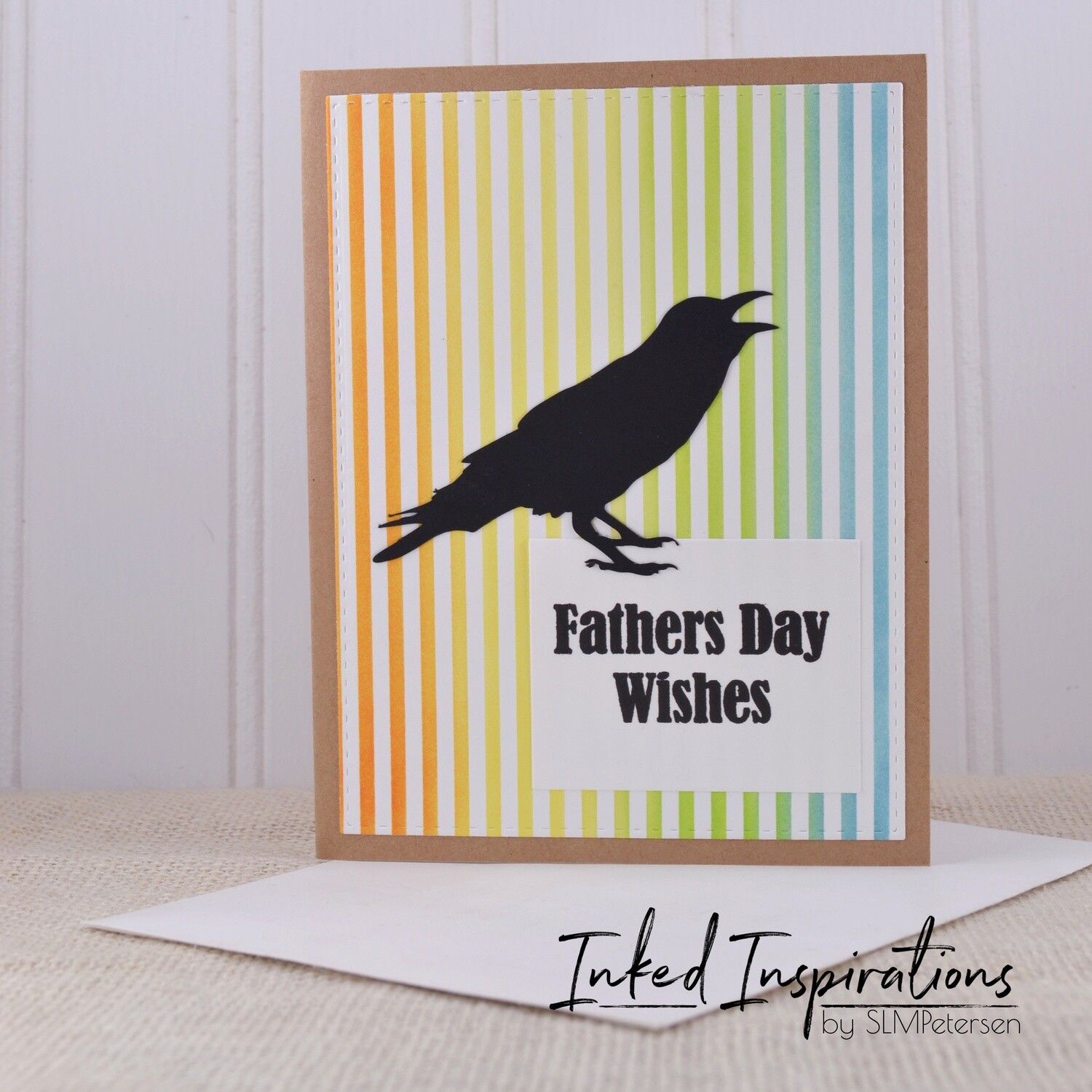 Father's Day Wishes - Raven & Stripes