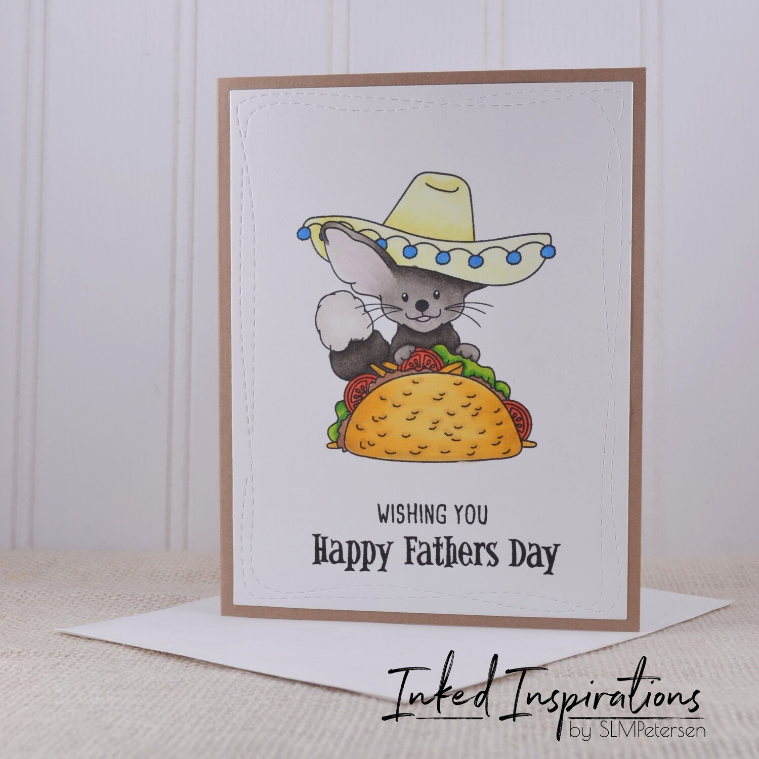 Wishing You Happy Father's Day- Chinchilla with Taco Blue