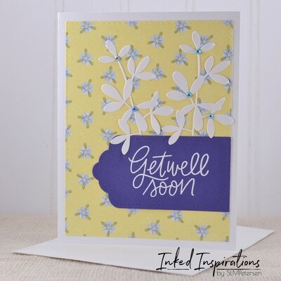 Get Well - Yellow Floral