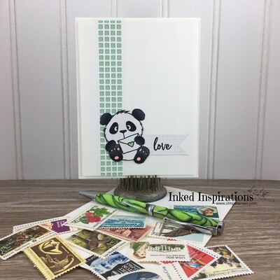 Love - Panda with Letter