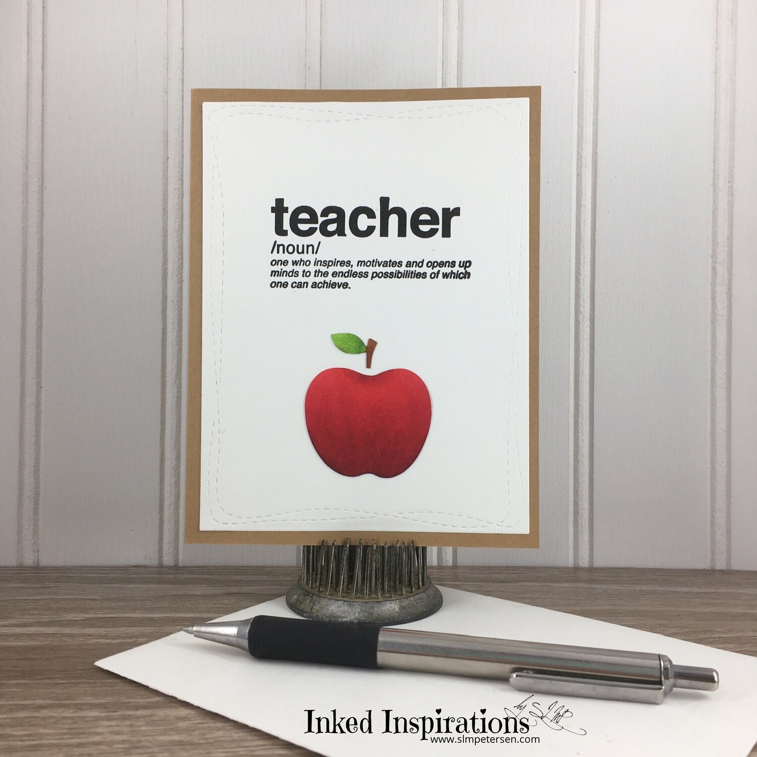 Teacher - Red Apple