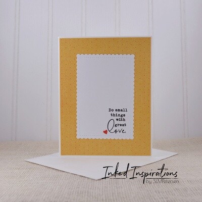 Do Small Things with Great Love - Yellow Do Small Things with Great Love - Yellow