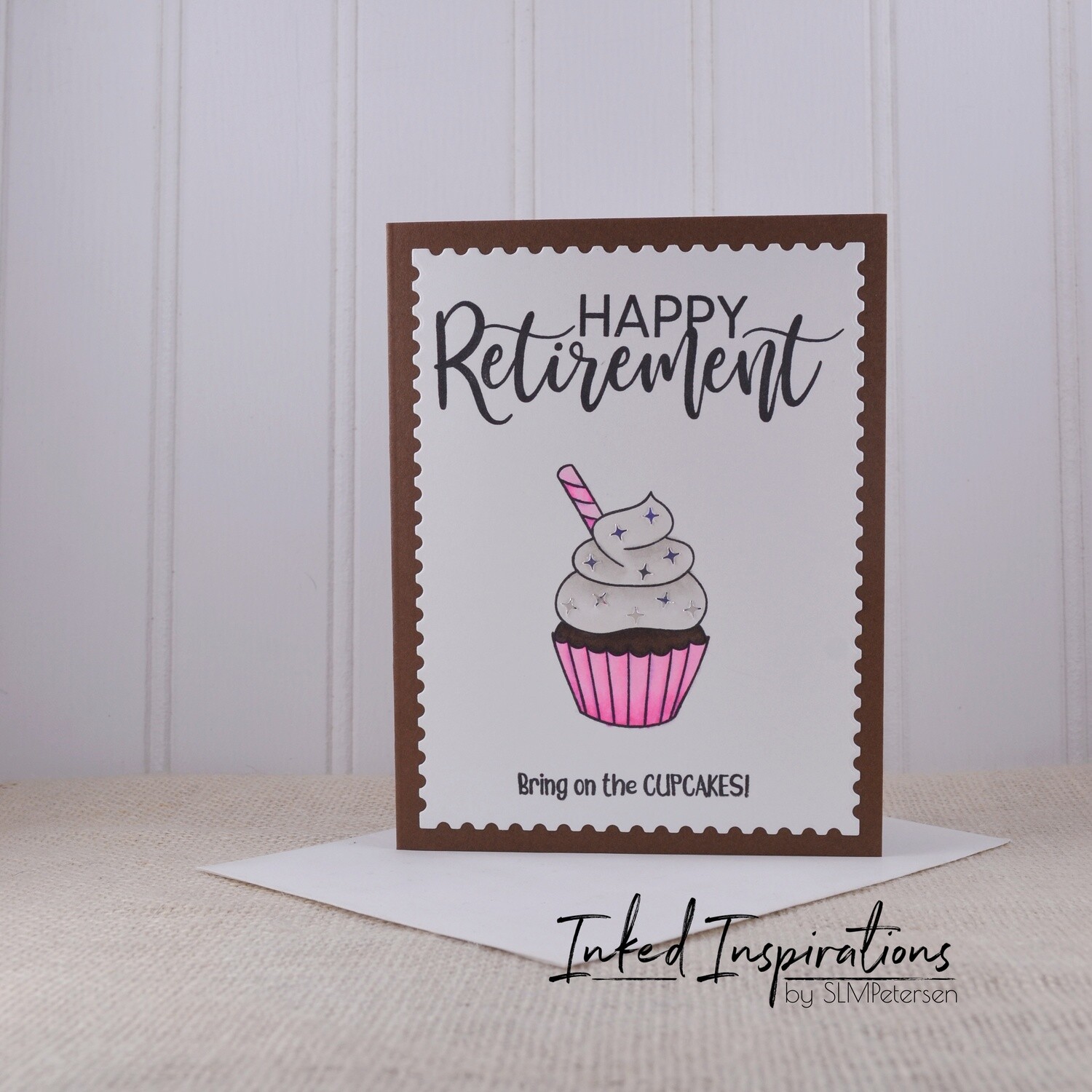 Happy Retirement - Chocolate Cupcake Pink