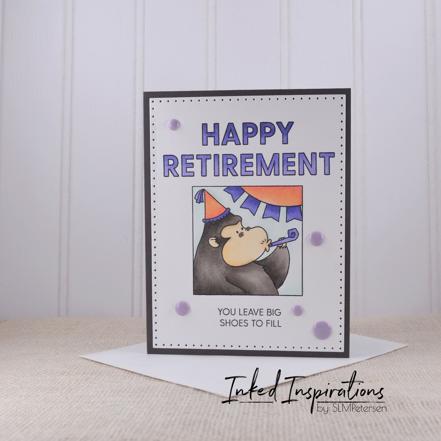 Happy Retirement - Purple Gorilla