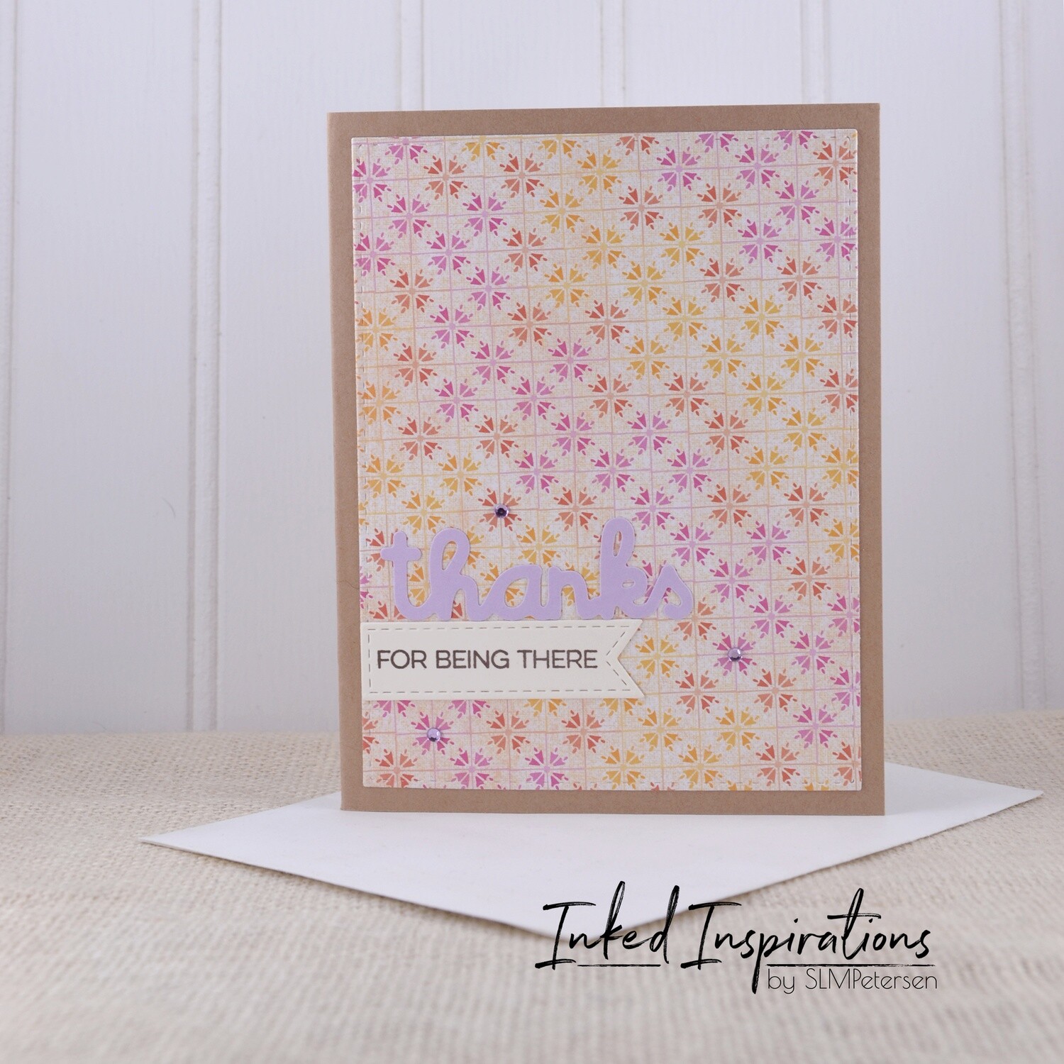 Thanks for Being There - Floral Plaid