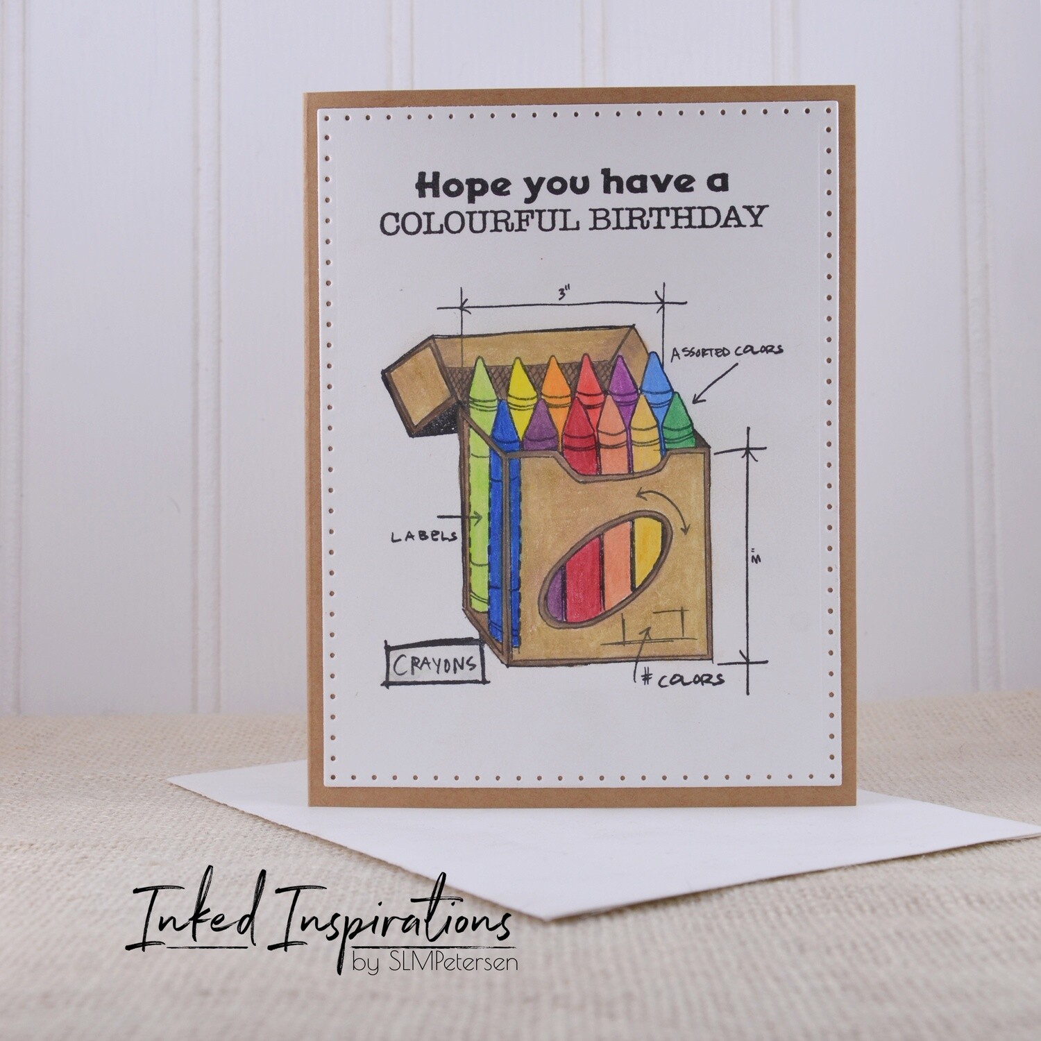 Hope You Have a Colorful Birthday - Box of Crayons #2