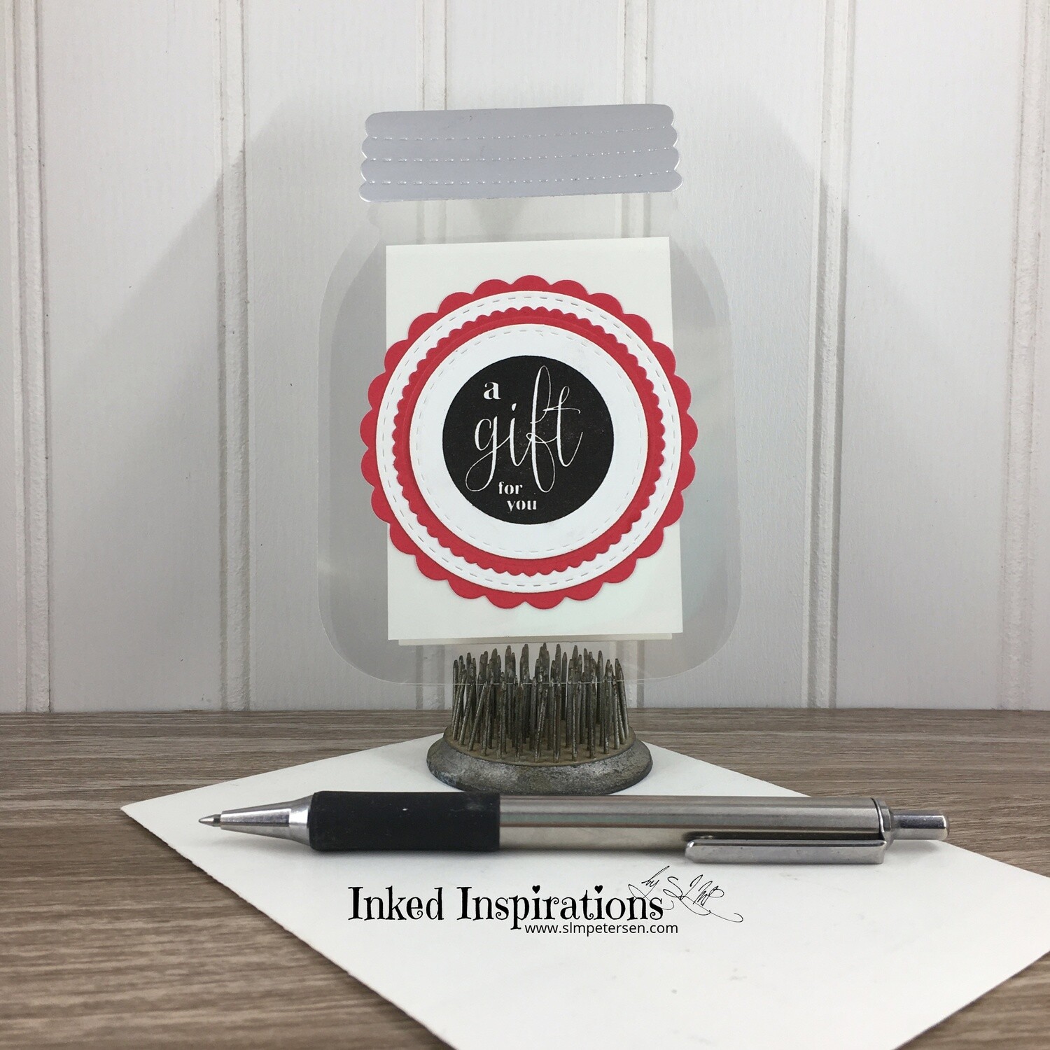 A Gift For You - Jar Gift Card Holder