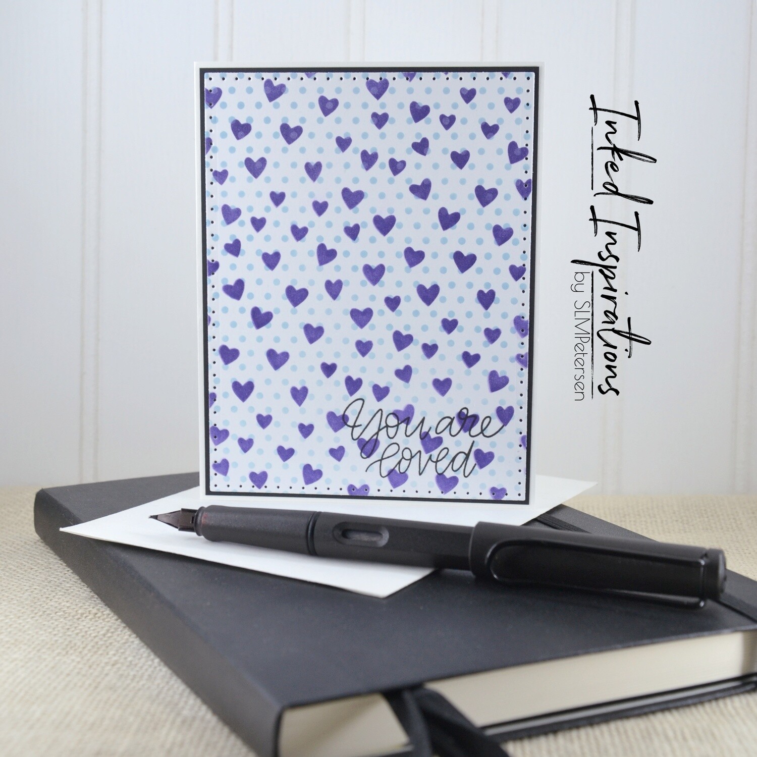 You Are Loved - Blue Dots & Purple Hearts