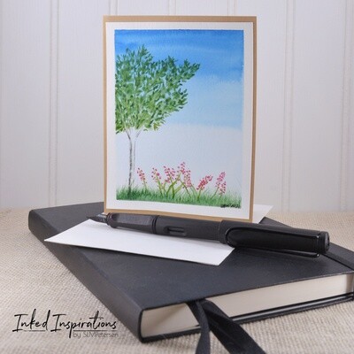 Spring Tree - Watercolor