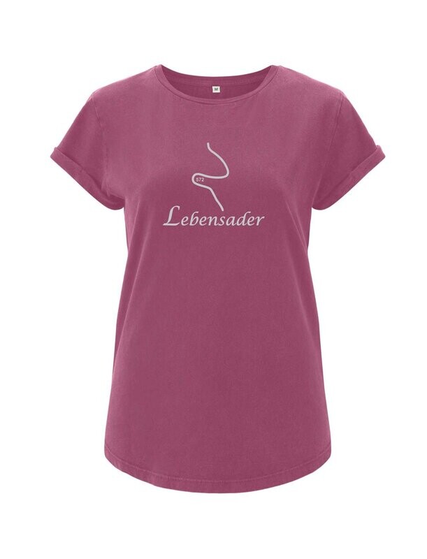 Organic T-Shirt Damen mit Druck Organic T-Shirt Damen mit Druck "Lebensader"