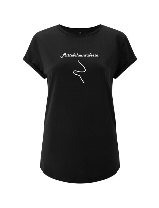 Organic T-Shirt Damen mit Druck Organic T-Shirt Damen mit Druck "Mittelrheintalerin"