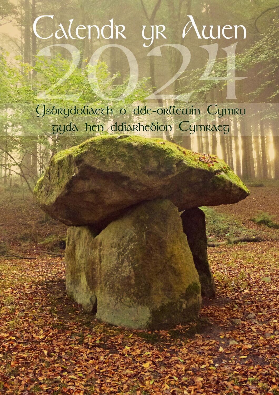 2024 Calendr yr Awen - A3 size (wall calendar)