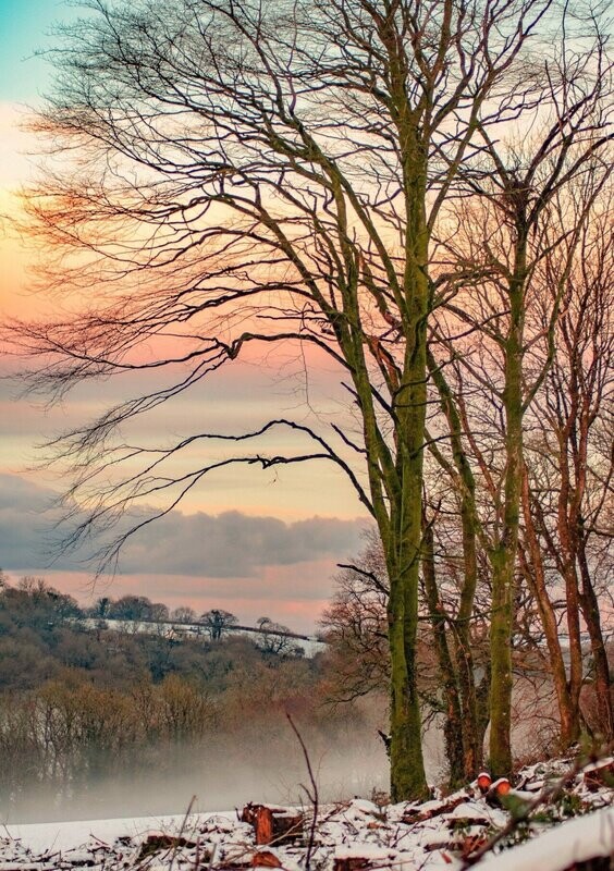 "Ty Sion ar Draws y Cwm" ("Sion's House is Across the Valley")- ger Llanglydwen, Sir Gaerfyrddin (Carmarthenshire)