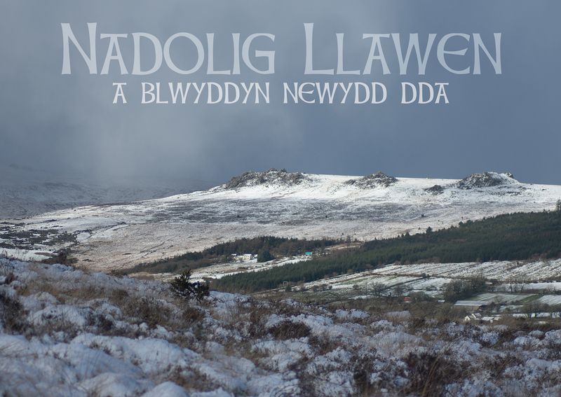 Mynydd Preseli Nadolig Llawen/Winter Cards - CARN MENYN