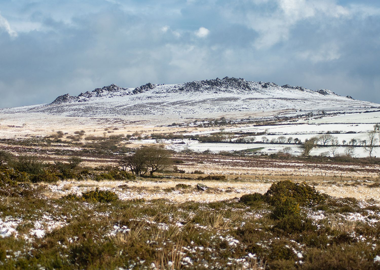Mynydd Preseli Christmas/Winter Card - CARN MENYN
