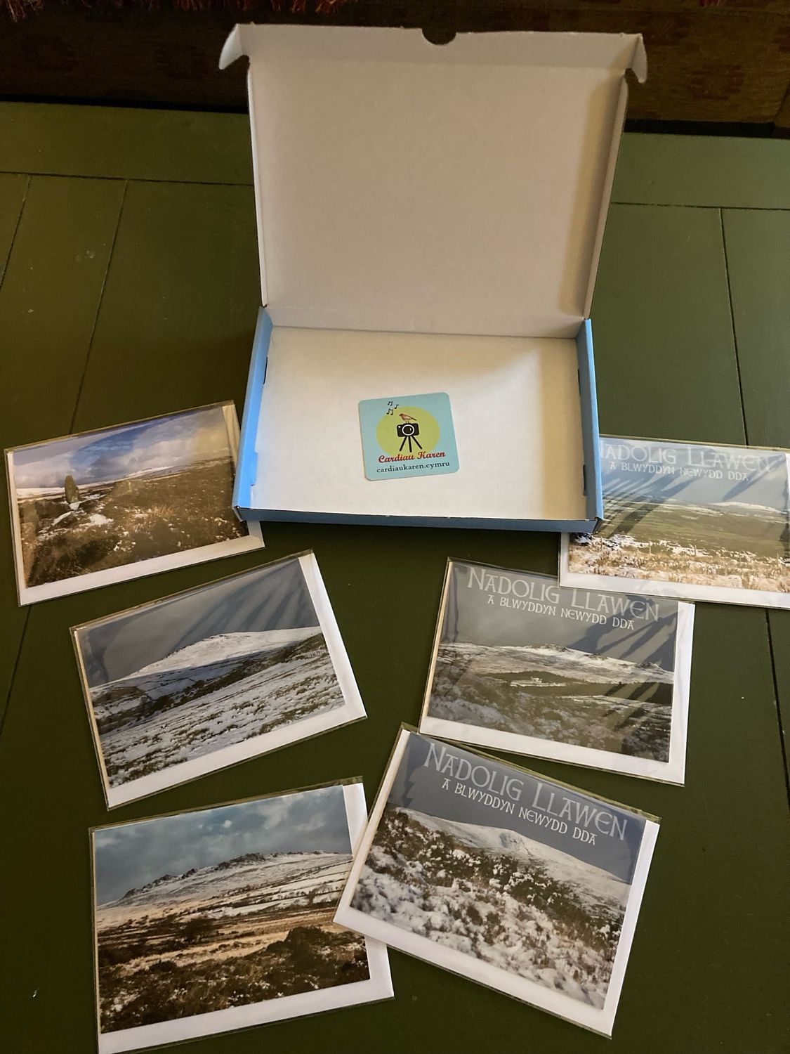 Mynydd Preseli Nadolig Llawen/Winter Cards - Box of 12