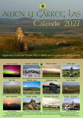 A3 Wall Calendar (in Welsh and English)