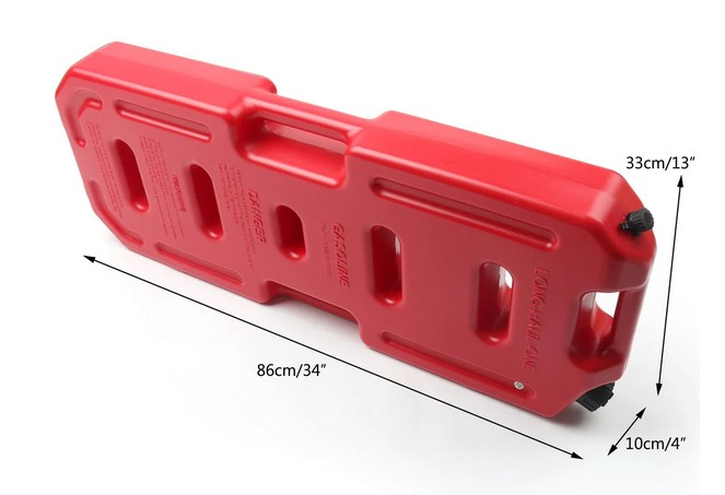 JERRYCAN EXTRA PLAT 20L ROUGE  en PEHD