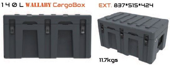 CARGO BOX ETANCHE 140L