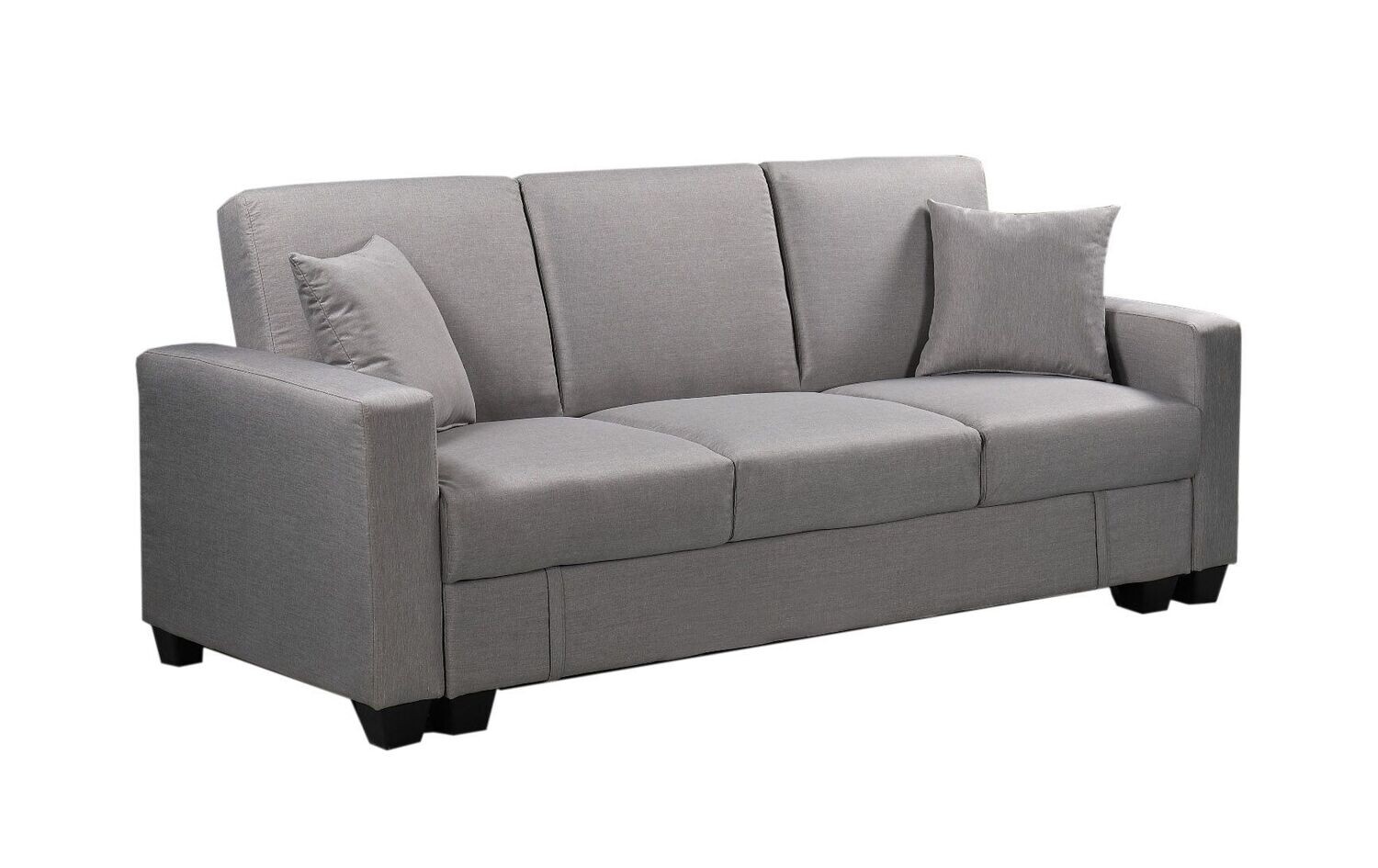 Sofa Cama Barato Keyla 210x85cm, con Arcon