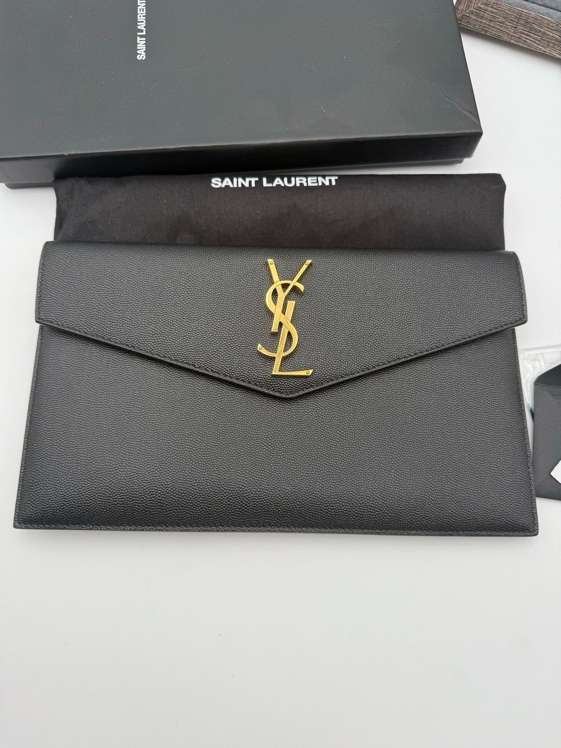 Saint Laurent Uptown Clutch Envelope Clutch
