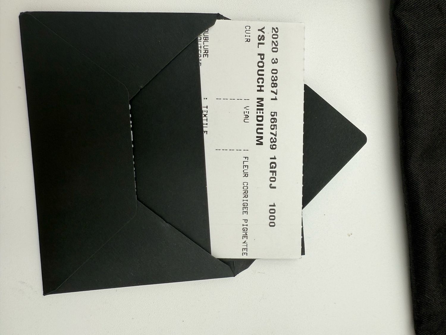 Saint Laurent Uptown Clutch Envelope Clutch