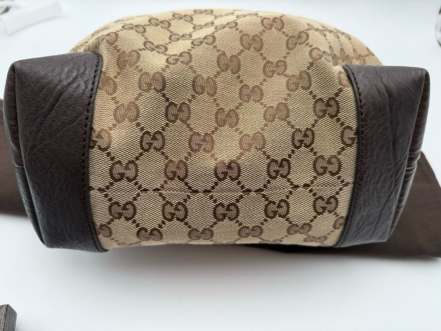 Gucci Monogram Canvas Charm Tote