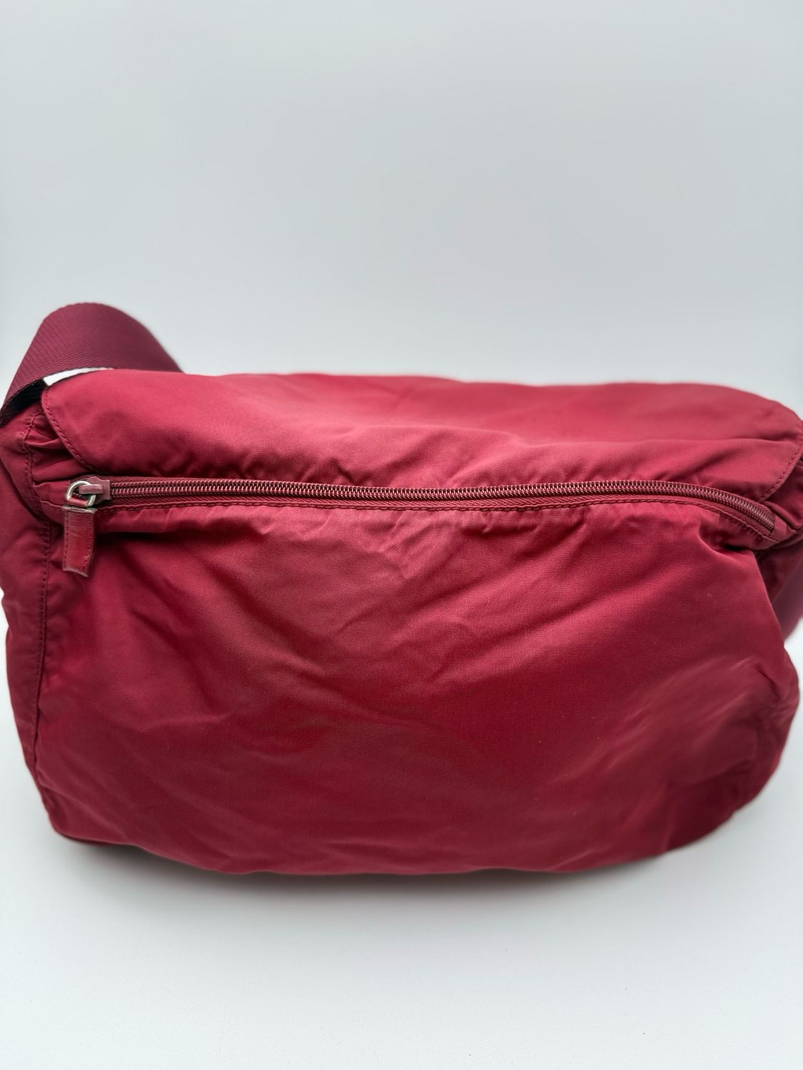 Prada Nylon Tessuto Saffiano Crossbody Messenger Bag