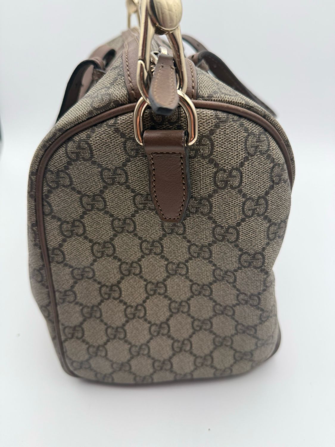 Gucci Supreme Boston Bowler Nice Crossbody Messenger Tote